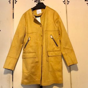 Mango suede coat